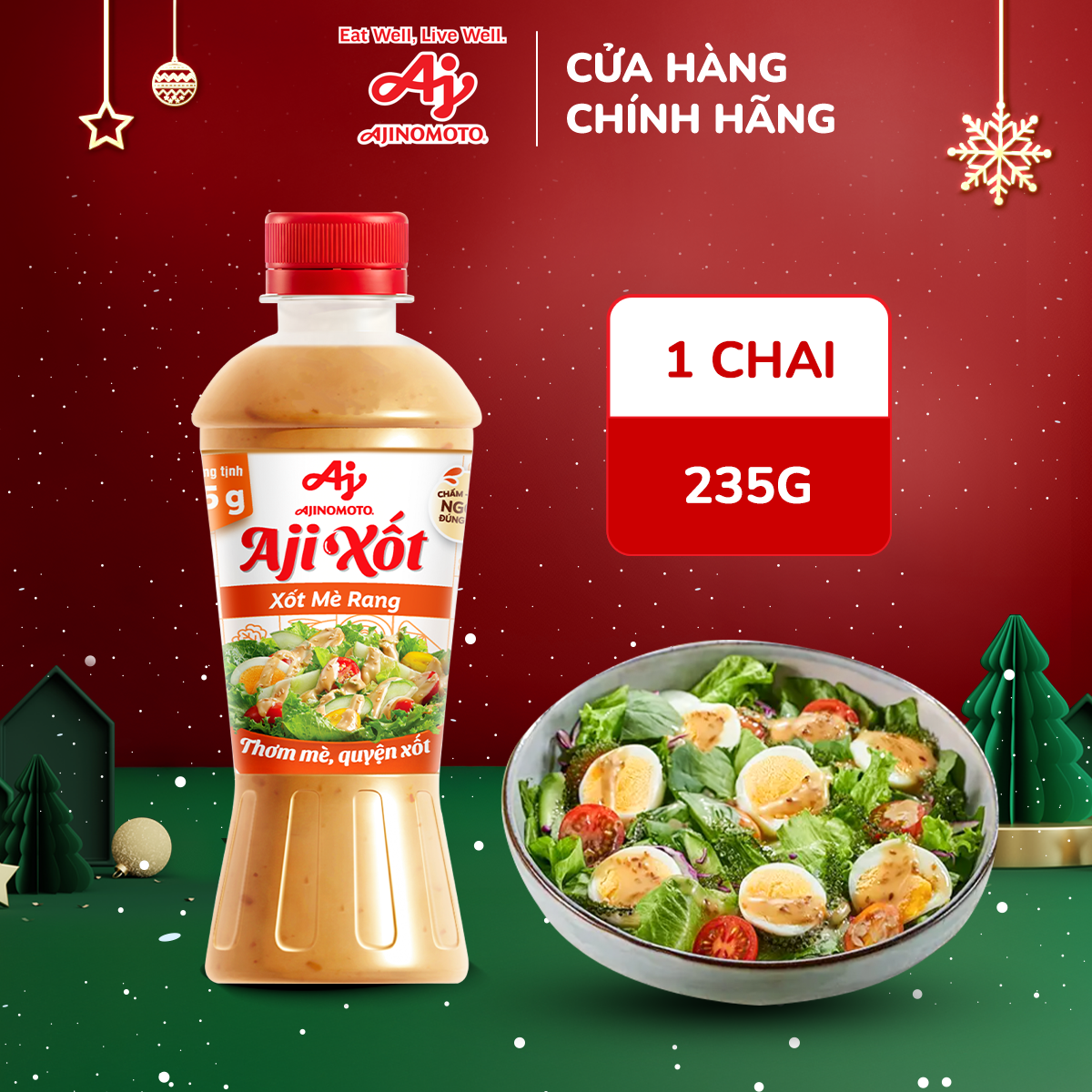 Xốt mè rang Aji-Xốt 235g