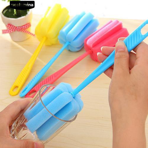Chổi Cọ Cốc, Que Rửa Cốc, Chén, Bình Sữa Nhiều Màu