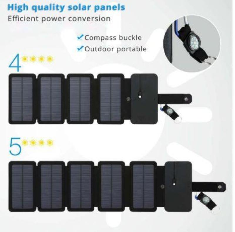 Pin năng lượng mặt trời 4 tấm 5 tấm sử dụng siêu ổn định và lâu bền Năng lượng xanh cho cuộc sống xanh