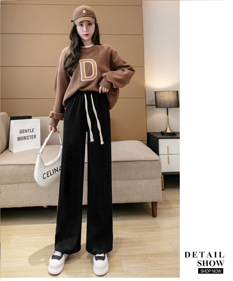 Quần ống rộng NỈ NHUNG TĂM dày đẹp ấm áp, có size đại bigsize 102KG, kiểu dáng hot trend năm nay, unisex, chưa từng làm ai thất vọng