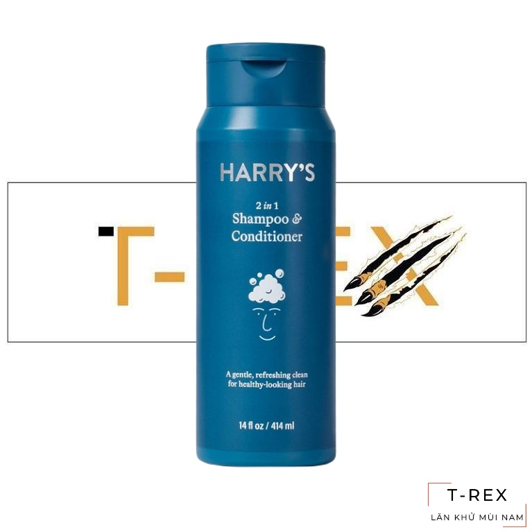 [HCM] Dầu Gội Đầu 2 In 1 Harry's Shampoo & Conditioner 414ML (Dầu Gội Xả)