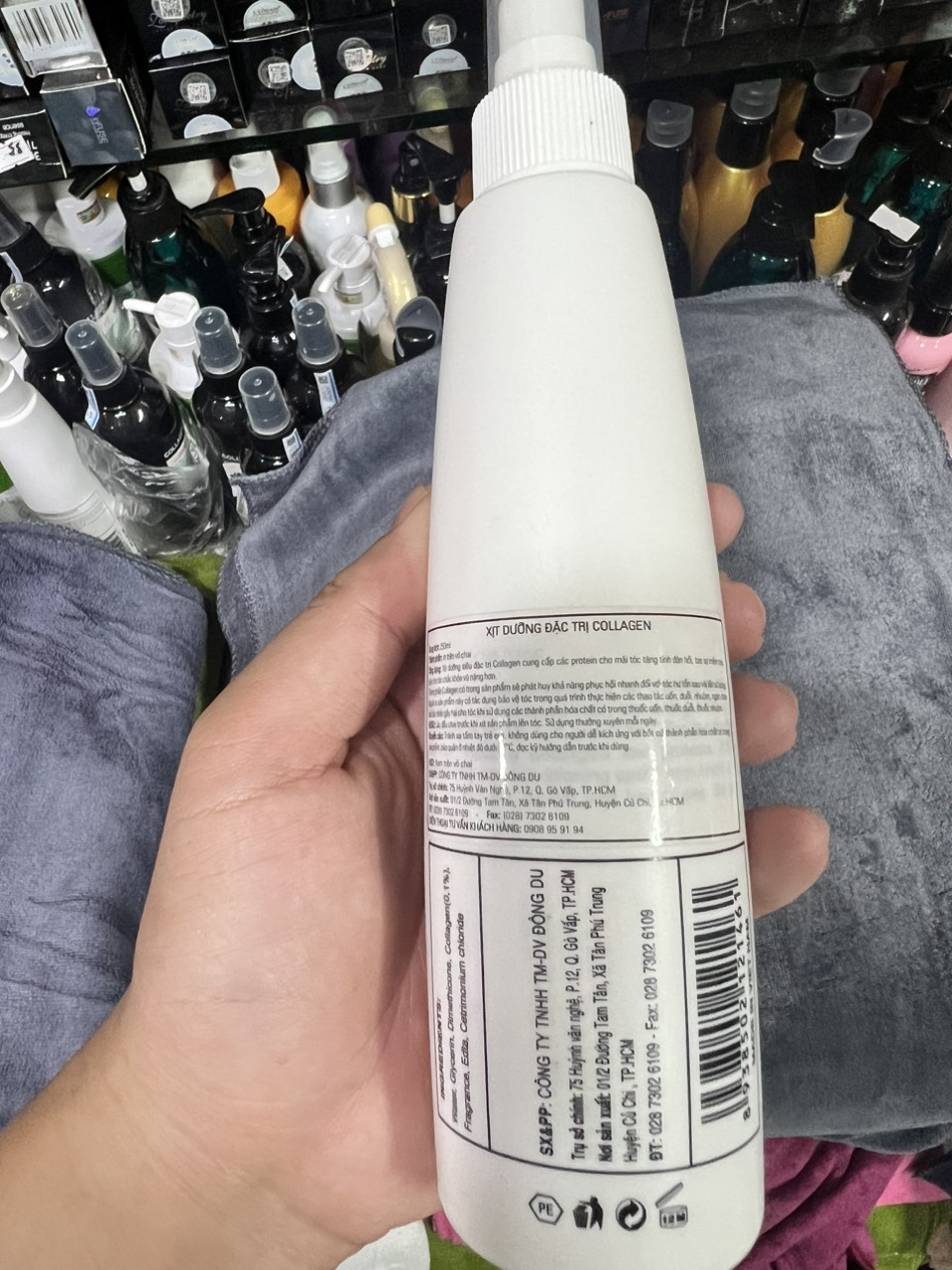 Xịt dưỡng tóc collagen Kendali 250ml