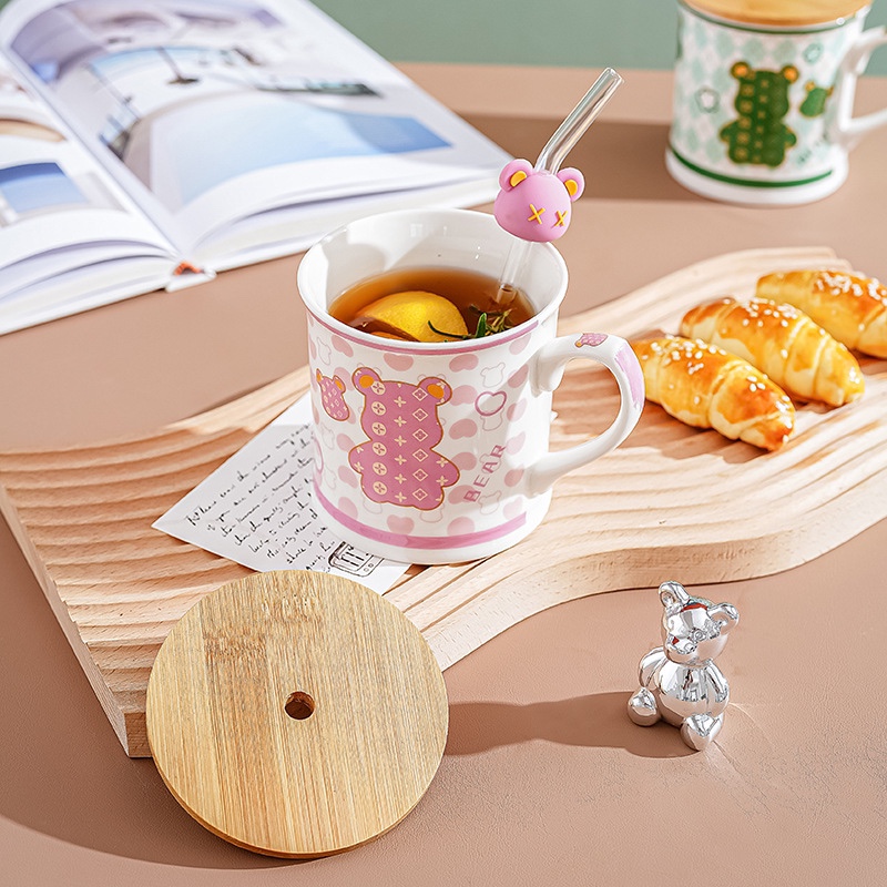 Ly sứ Bearbrik cao cấp sang trọng