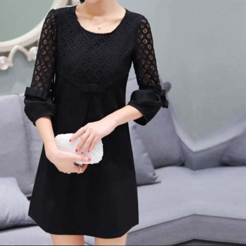 Đầm suông phối ren BEYEU1688 - BY8001