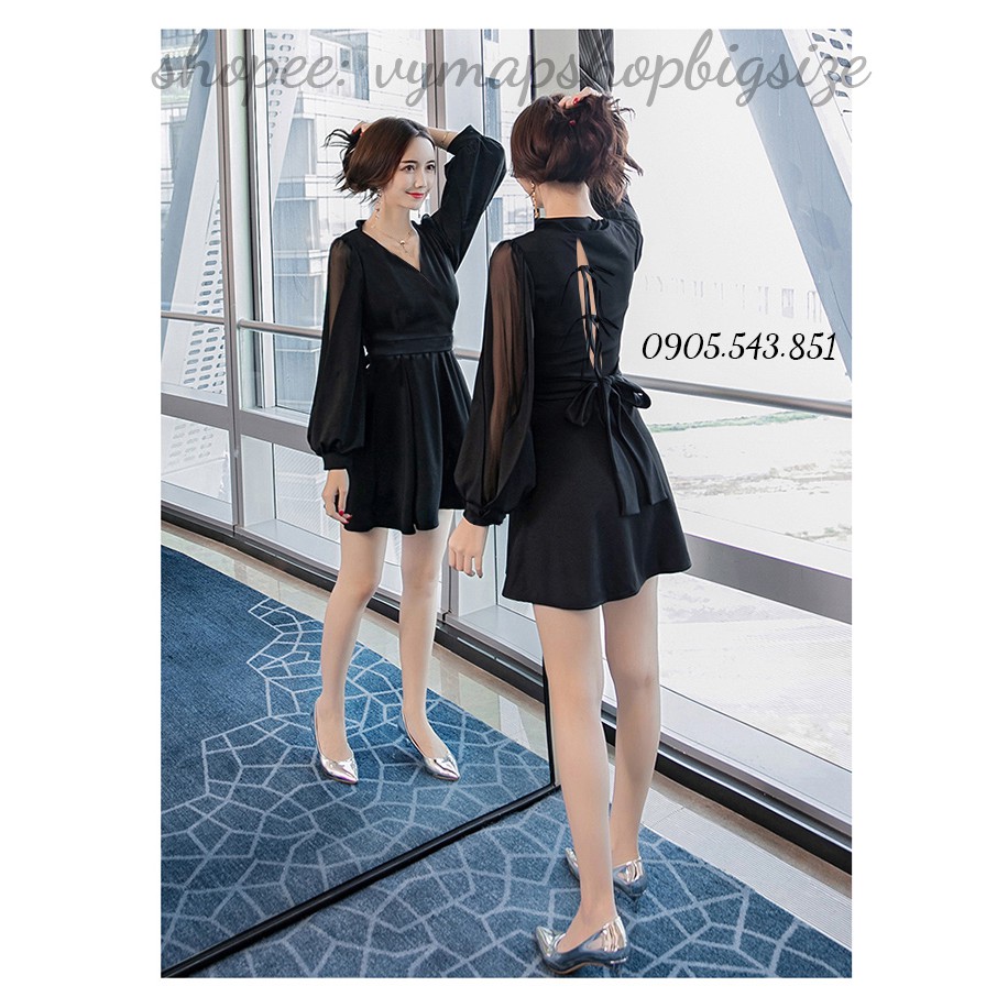 [HCM]Áo Voan Tay Bồng Bigsize(60-100Kg)