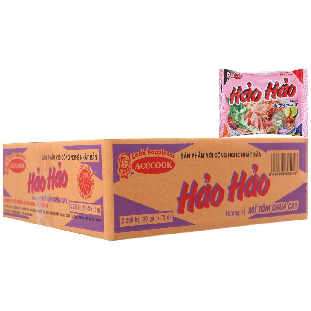 Mì Hảo Hảo Chua Cay Thùng 30 Gói