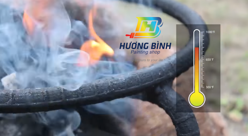 Sơn xịt chịu nhiệt Bosny Hi - Temp (600 độ C)(có nhiều màu sắc lựa chọn: đen bóng, đen mờ, bạc, bạc nhũ)