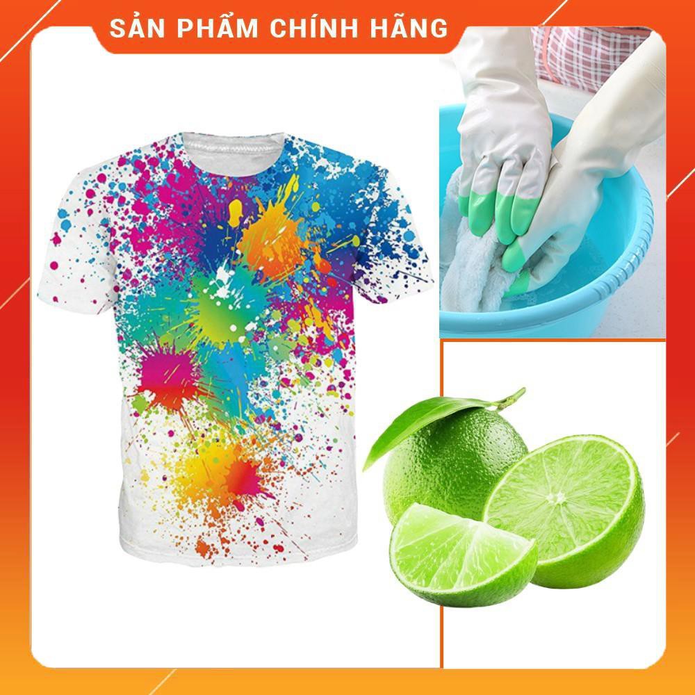 Tẩy mốc ,Tẩy trắng Quần áo (Combo Thuốc tẩy tím + bột chanh)
