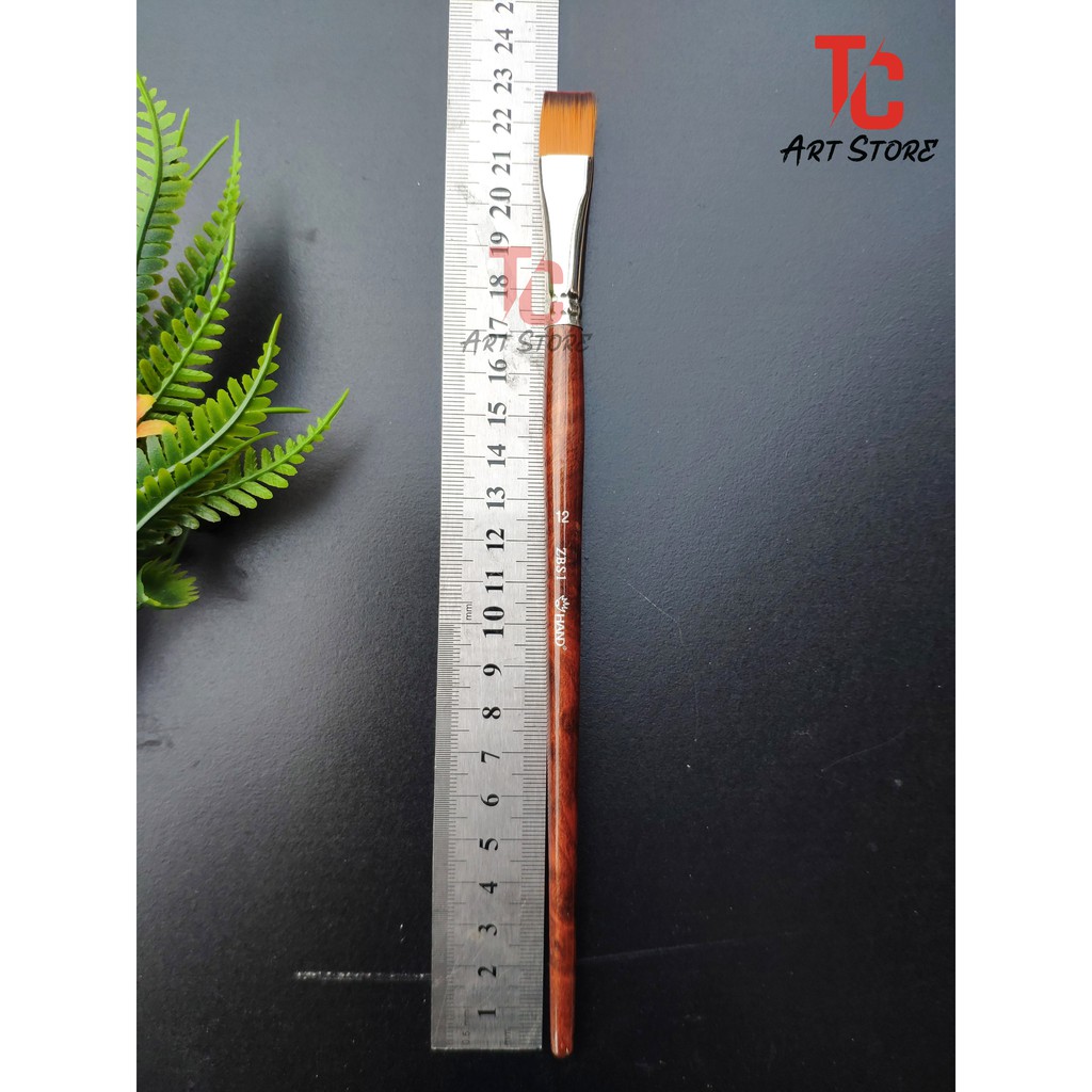 Cọ Vẽ Đầu Dẹp Hand Zbs1 (Số 4 Đến 12)