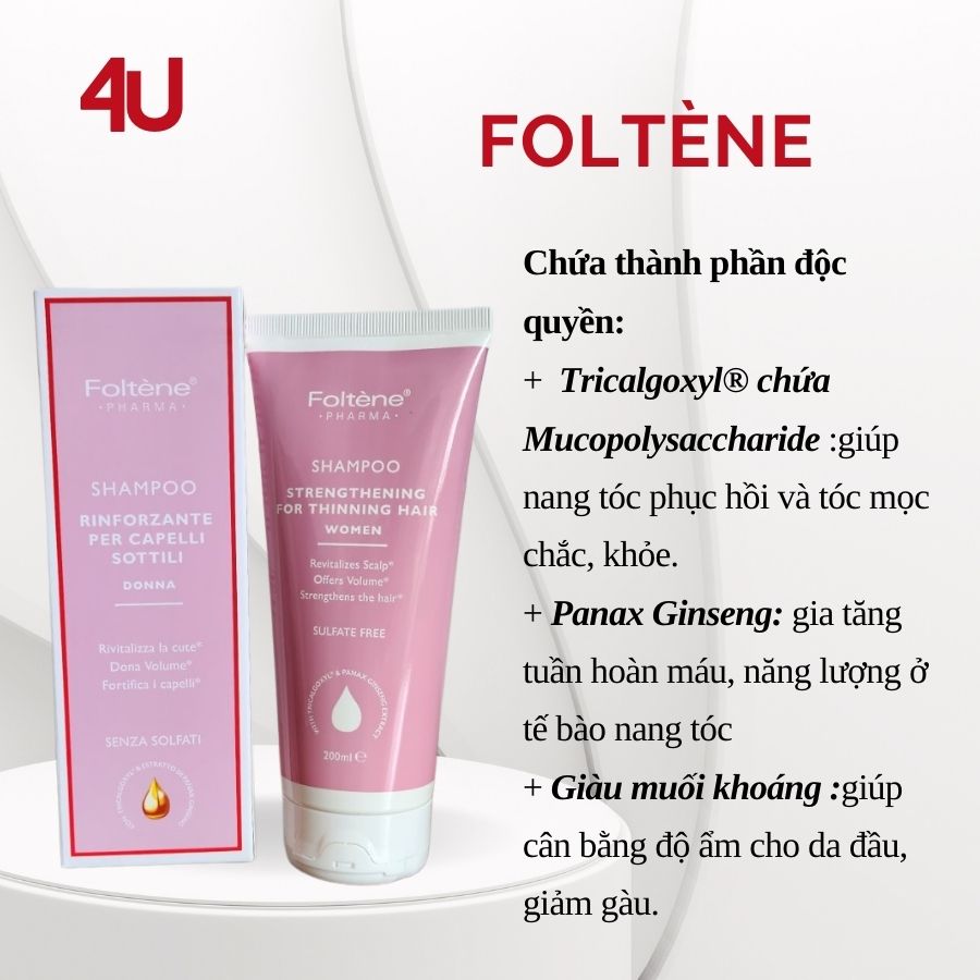 [HCM] COMBO DẦU GỘI+ XẢ FOLTENE NỮ