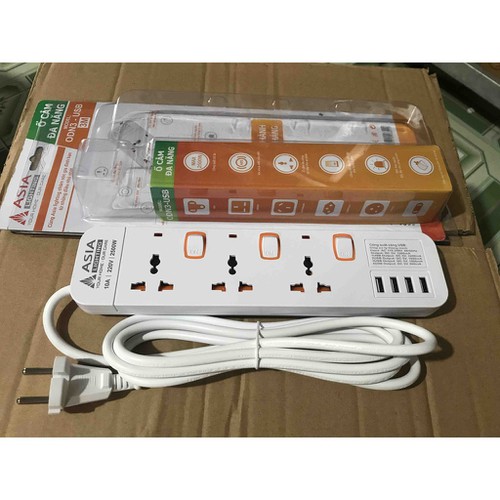 Ổ CẮM ĐA NĂNG LIỀN DÂY ASIA CAO CẤP