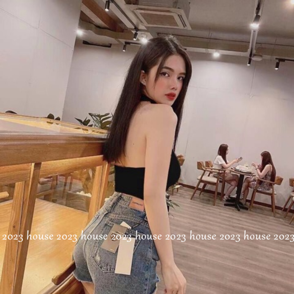 [HCM]Áo yếm cổ cài nút basic 2023 House