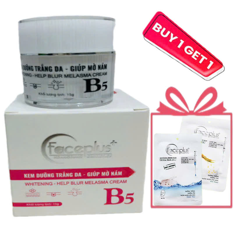Kem Nám - Tàn Nhang - Đồi Mồi FacePlus+ (15g - 25g) + TẶNG MẶT NẠ