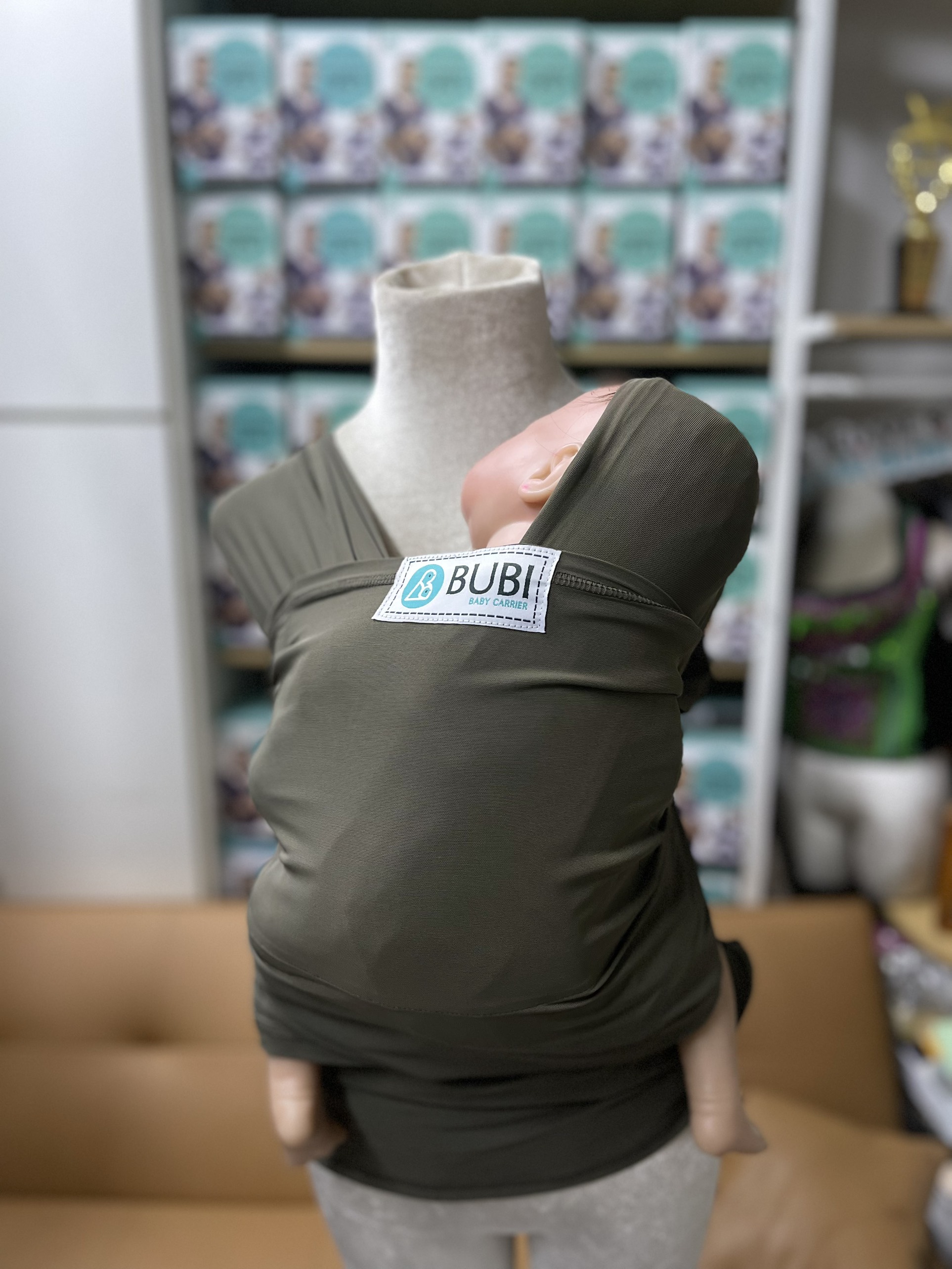 Địu vải BUBI Wrap - Lưới thoáng khí