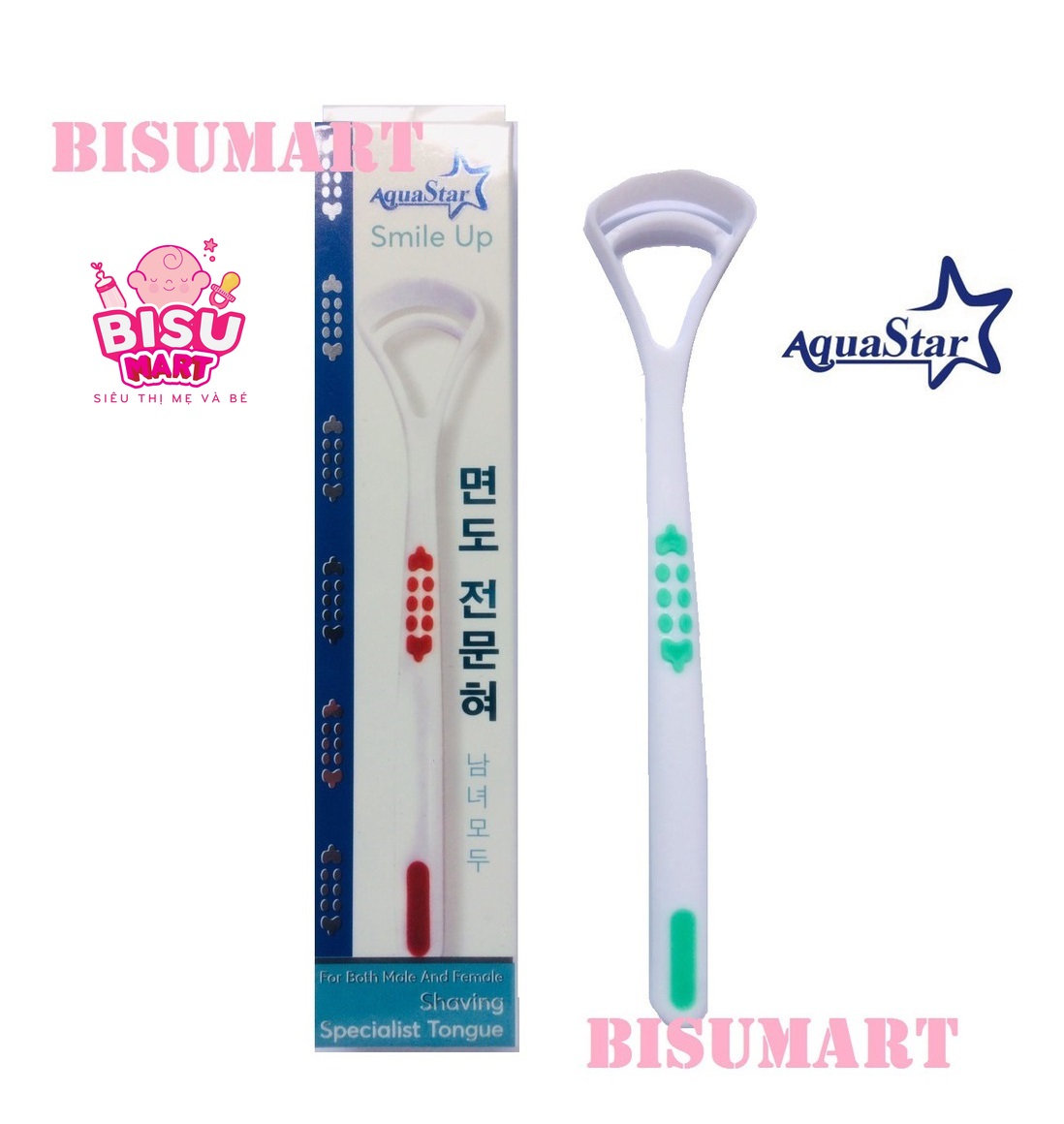 Tongue Scraper Aquastar Oral Care Tool