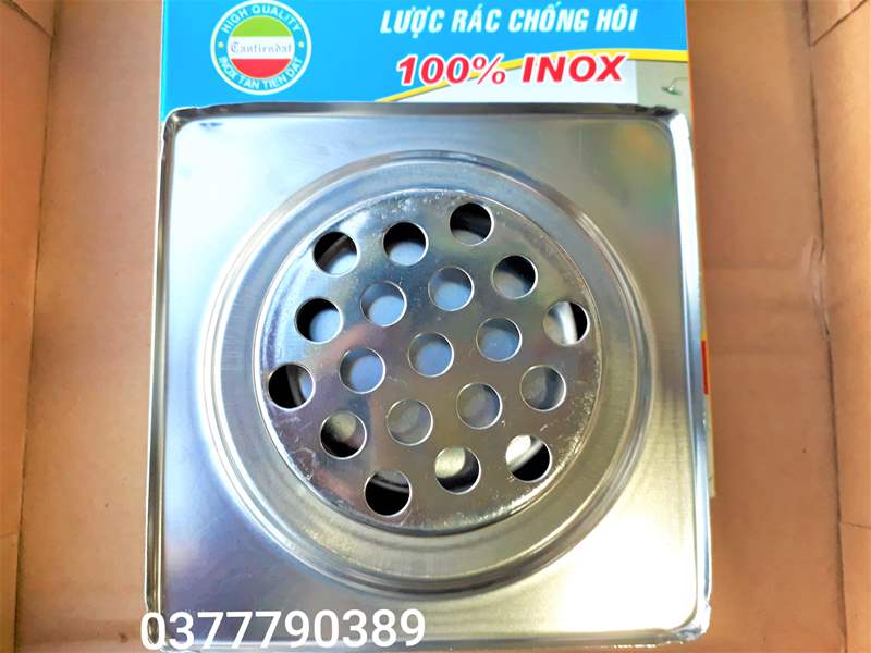phễu thoát sàn inox 15x15