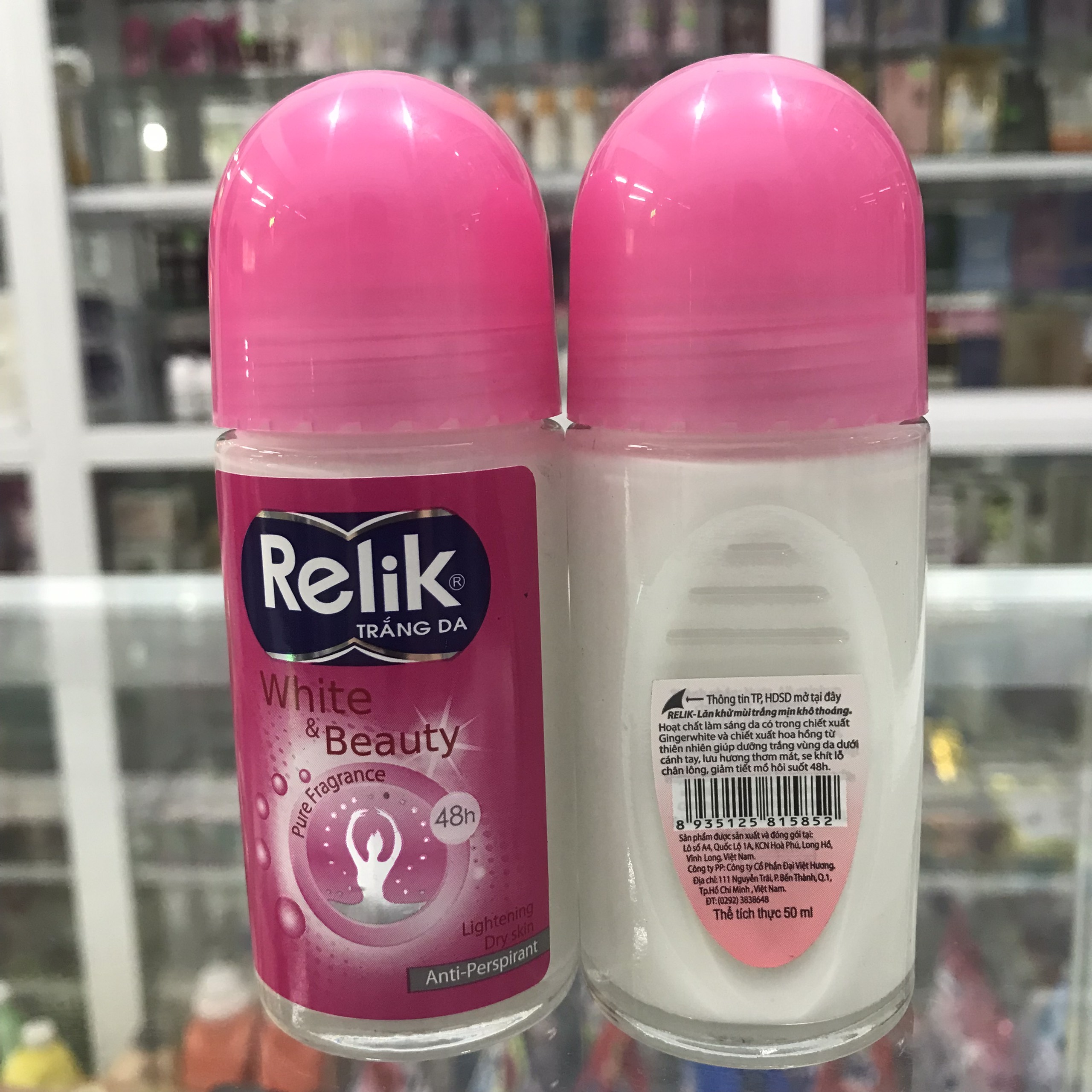 LĂN KHỬ MÙI RELIK  TRẮNG DA