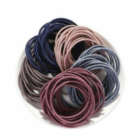 Combo 100 dây thun cột tóc co giãn tốt cho bạn gái ( giao nhiều màu )