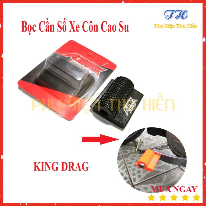 Bọc cần số xe côn cao su chữ kingdrag
