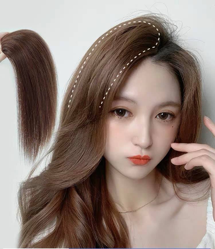 [ hàng hót, 25cm, combo gồm 2 cái ] combo 2 phím phồng tóc,  tóc giả nữ, phím phồng chân tóc, độn phồng tóc, tóc giả làm phồng tóc