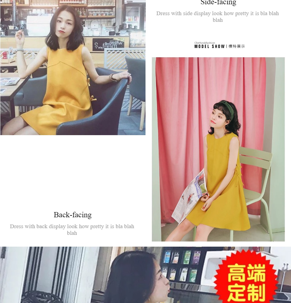 [HCM]Đầm suông sát nách giấu bụng cực hot