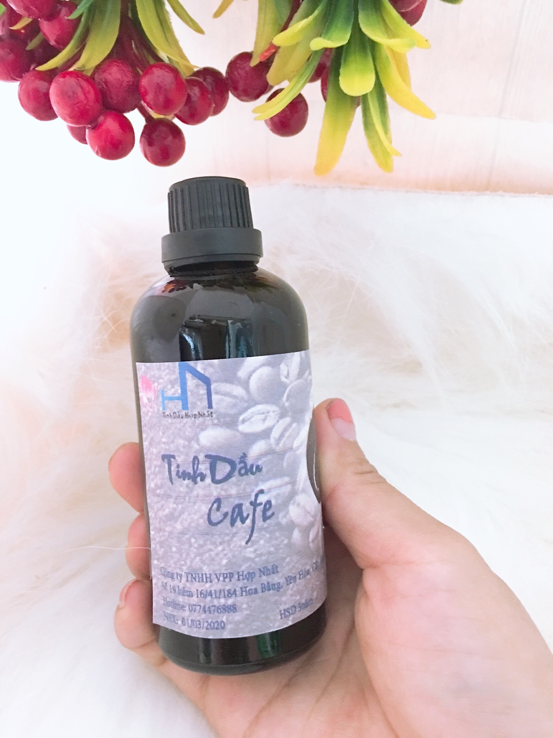 Tinh dầu thơm xông phòng hương Cafe Đen lọ 50ml