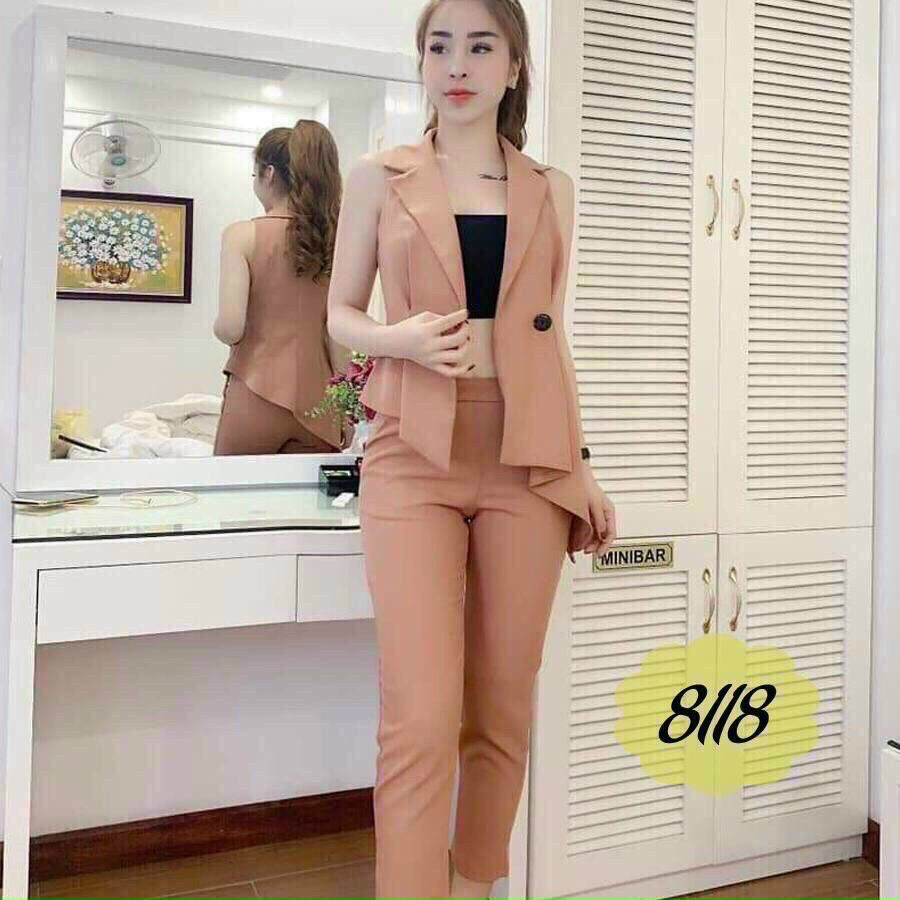 SÉT BỘ CỔ VEST MẪU MỚI SIÊU XINH TT21