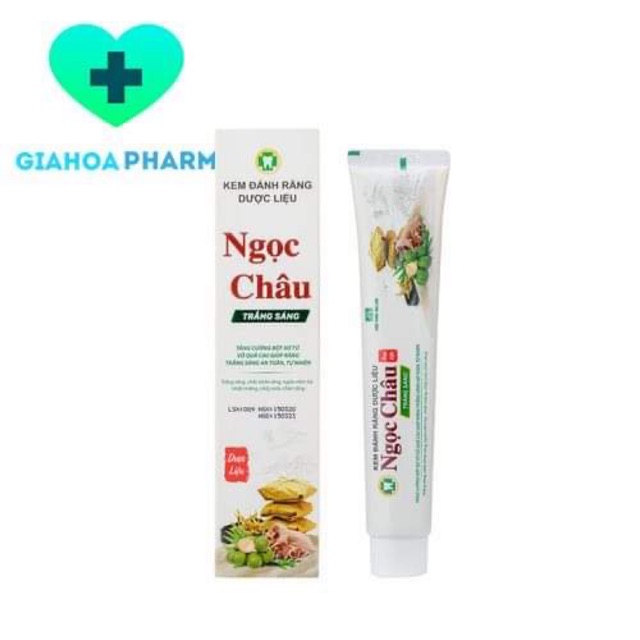 Kem đánh răng dược liệu ngọc châu trắng sáng 100g