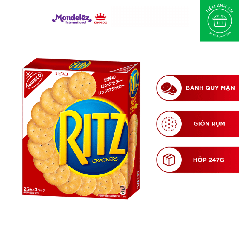 Bánh quy mặn Ritz hộp 247g