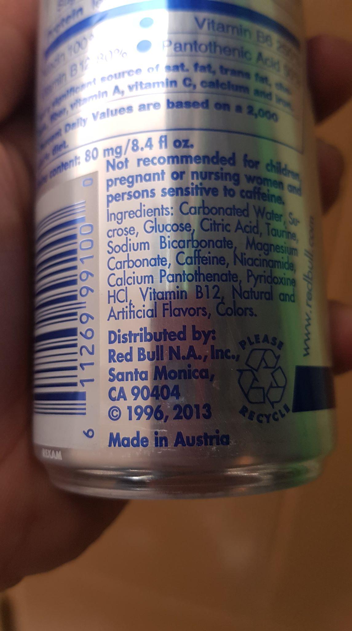 [HCM]Nước Tăng Lực Redbull Mỹ 250ml