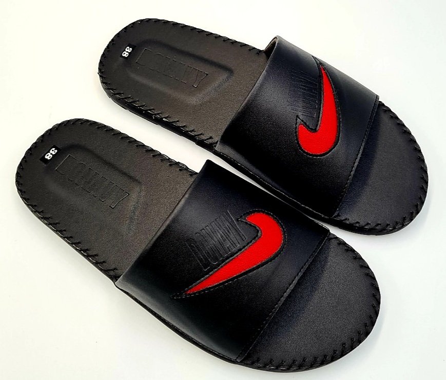 [HCM]DÉP NAM QUAI NGANG DA BÒ THẬT 100% ( CÓ SIZE 44-45 )