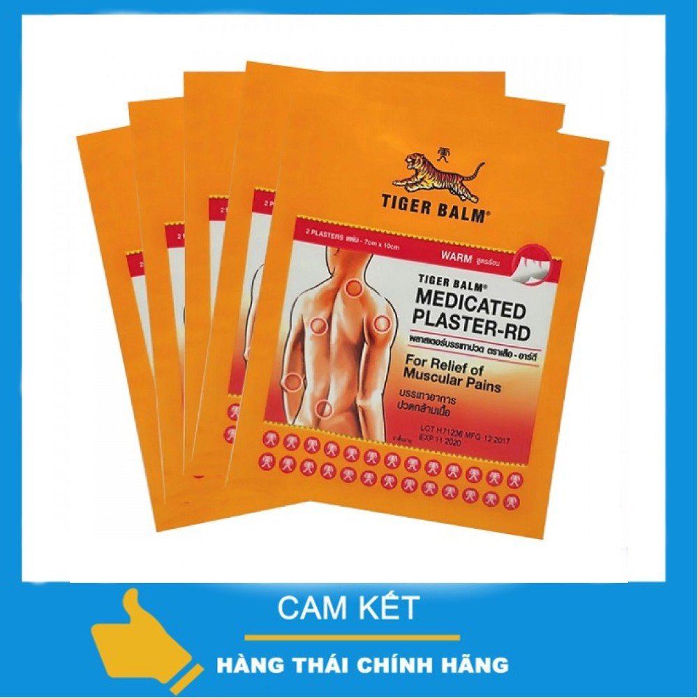 [HCM]Miếng Dán đau lưng Hiệu Con Hổ Tiger Balm Thái Lan Size Nhỏ [Nóng]