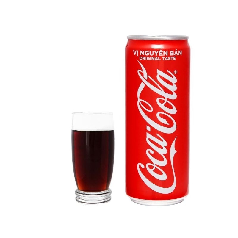 Thùng Coca-Cola lon 320ml mẫu Thường