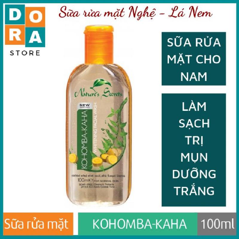 Sữa rửa mặt cho nam Kohomba - Kaha Extract Facial Cleansing Gel 100ml