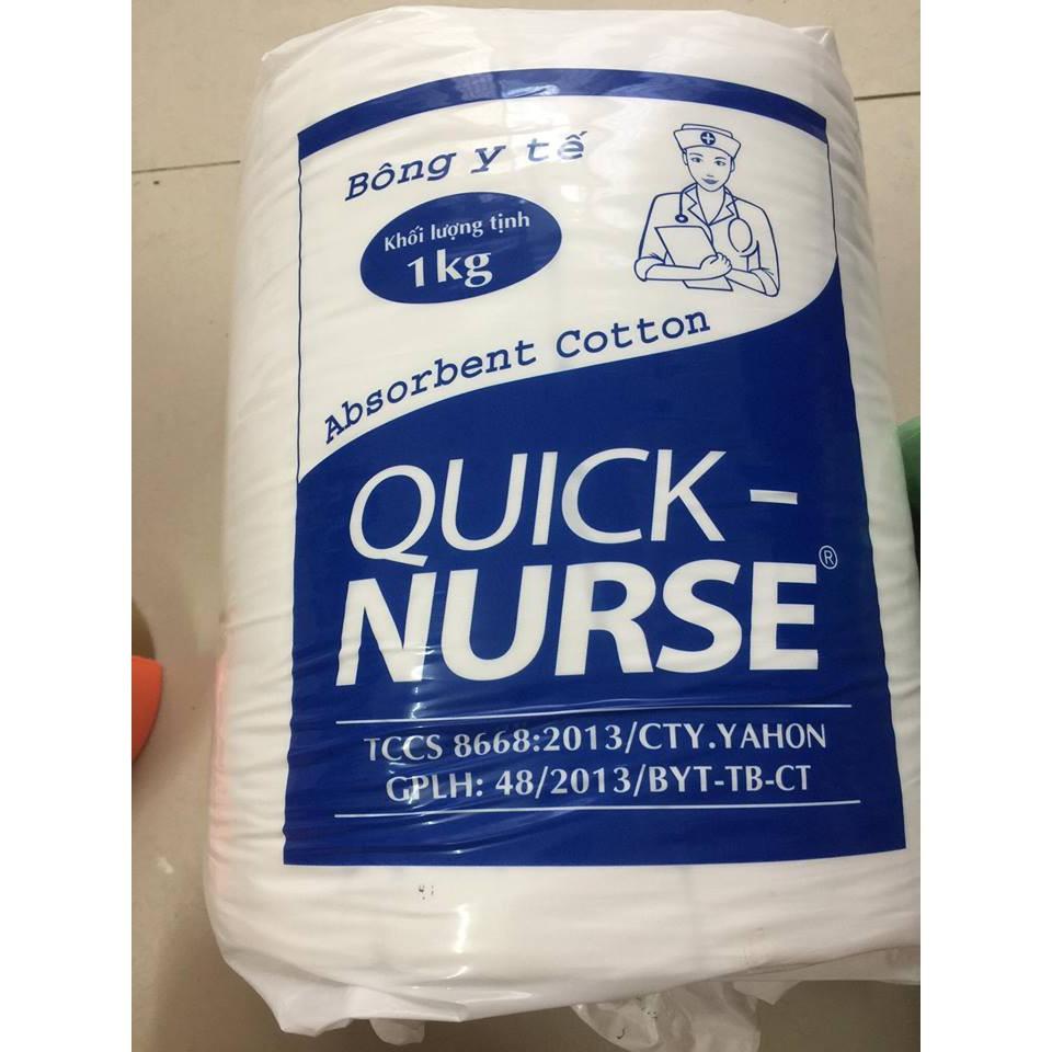 Bông gòn y tế QUICK NURSE 1kg