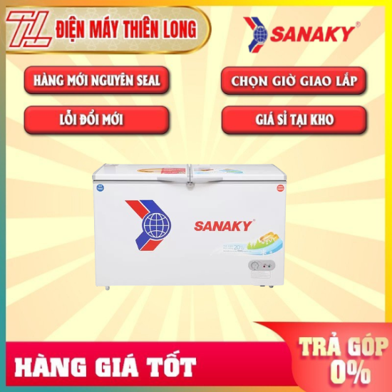 Tủ Đông Sanaky VH-2899W1 (220L) - TRẢ GÓP 0% - GIAO TOÀN QUỐC - NGOÀI HCM TÍNH PHÍ