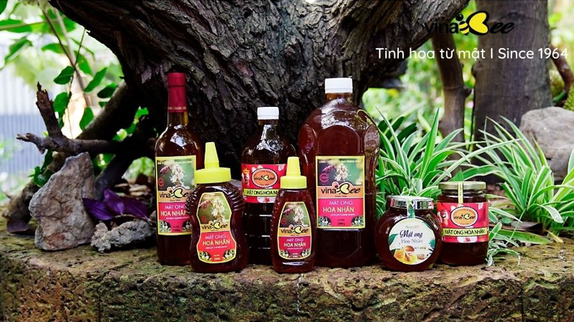 Mật ong hoa nhãn Vinabee 500g