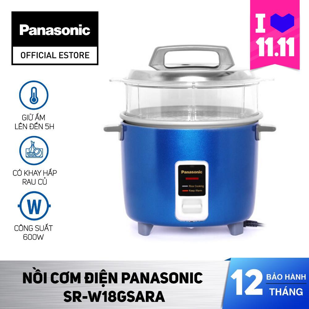 Nồi cơm điện Panasonic SR-W18GSARA 1.8 lít - Bảo hành 12 Tháng - Hàng Chính Hãng