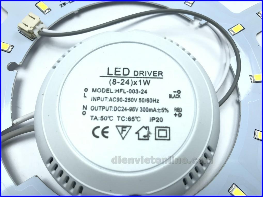 Đèn Led vòng siêu sáng 12W (16cm)  - Điện Việt