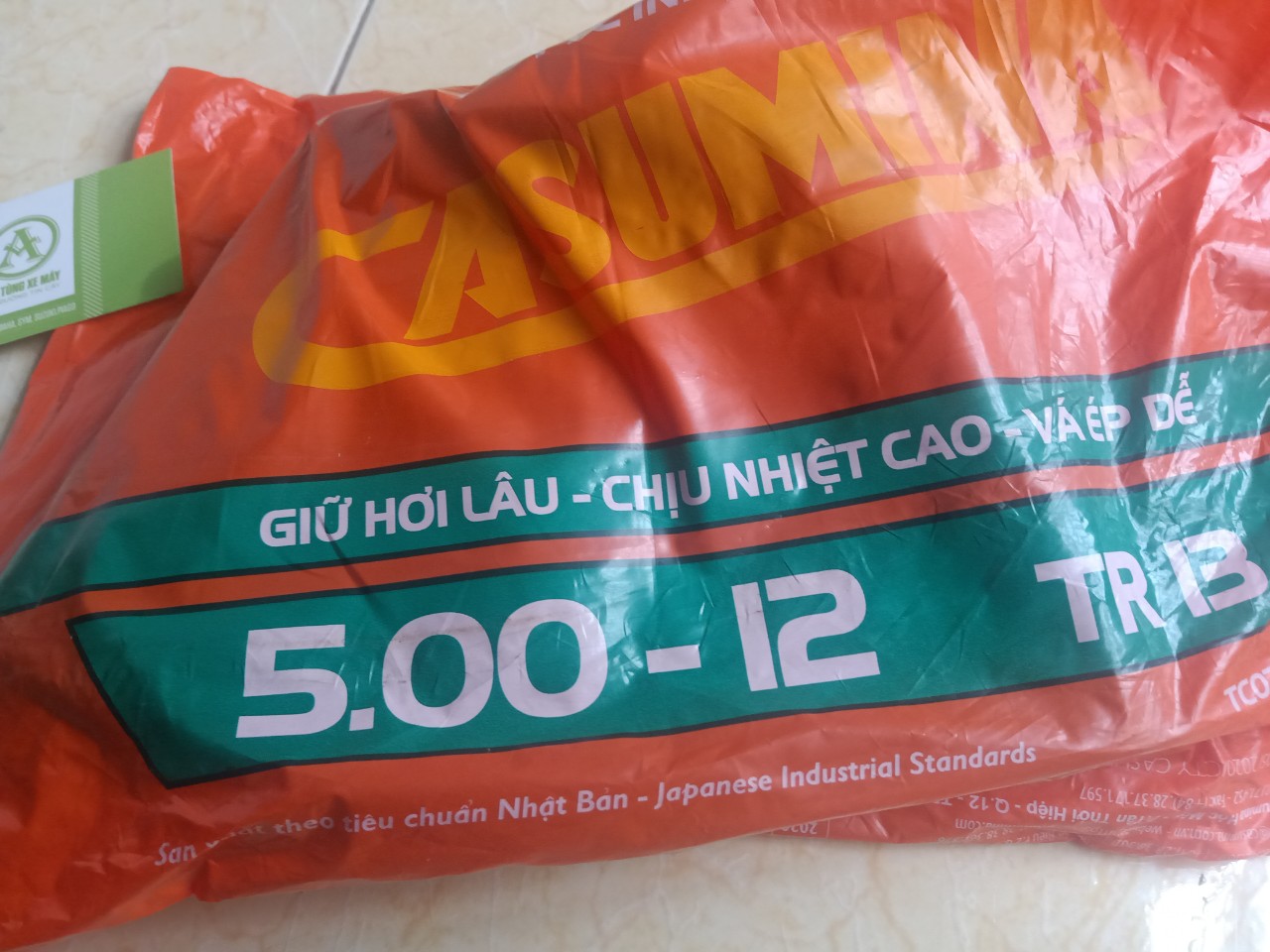 Săm (ruột) caosumina xe ba gác máy 500-12