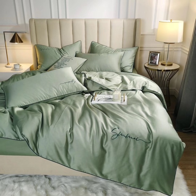 Bộ Chăn Ga Gối Lụa Tencel Sumoi Cao Cấp