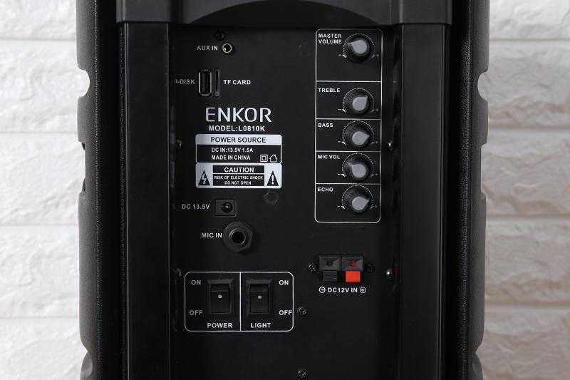 Loa Kéo Bluetooth Enkor L0810K Đen