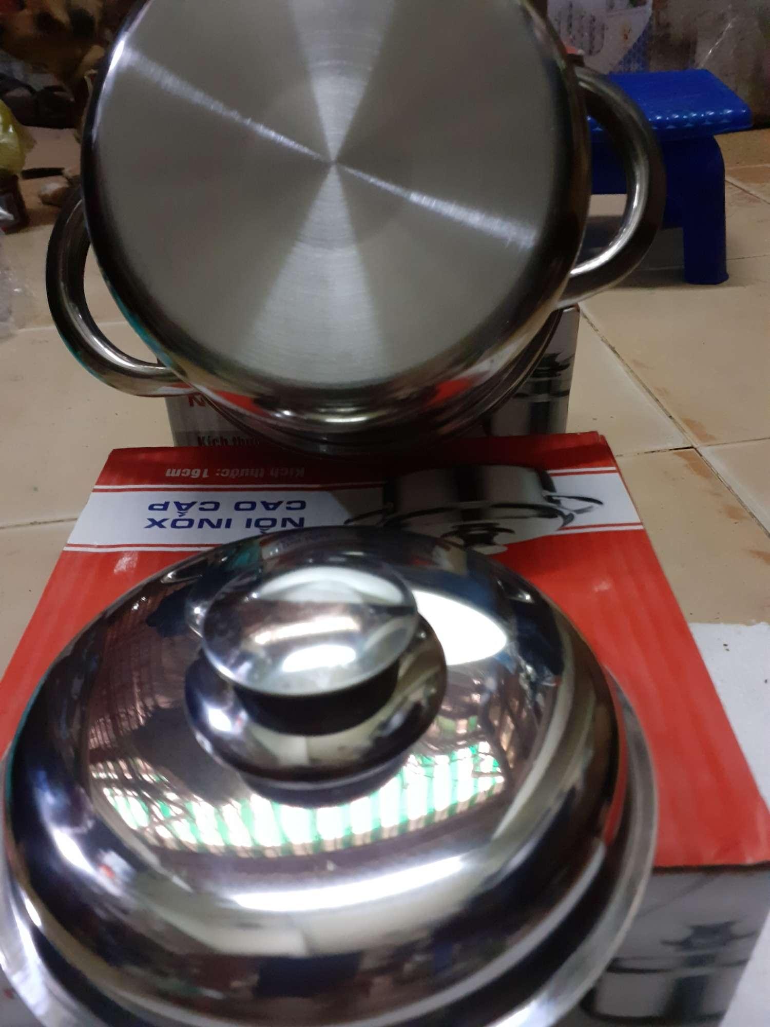 NỒI INOX CAO CẤP KIM CƯƠNG 16CM