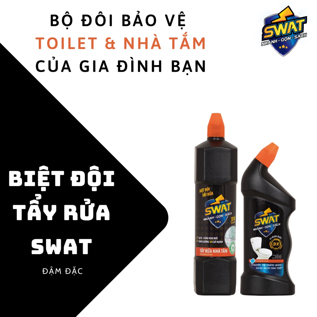 Chất Tẩy Toilet Swat Đậm Đặc 600 Ml