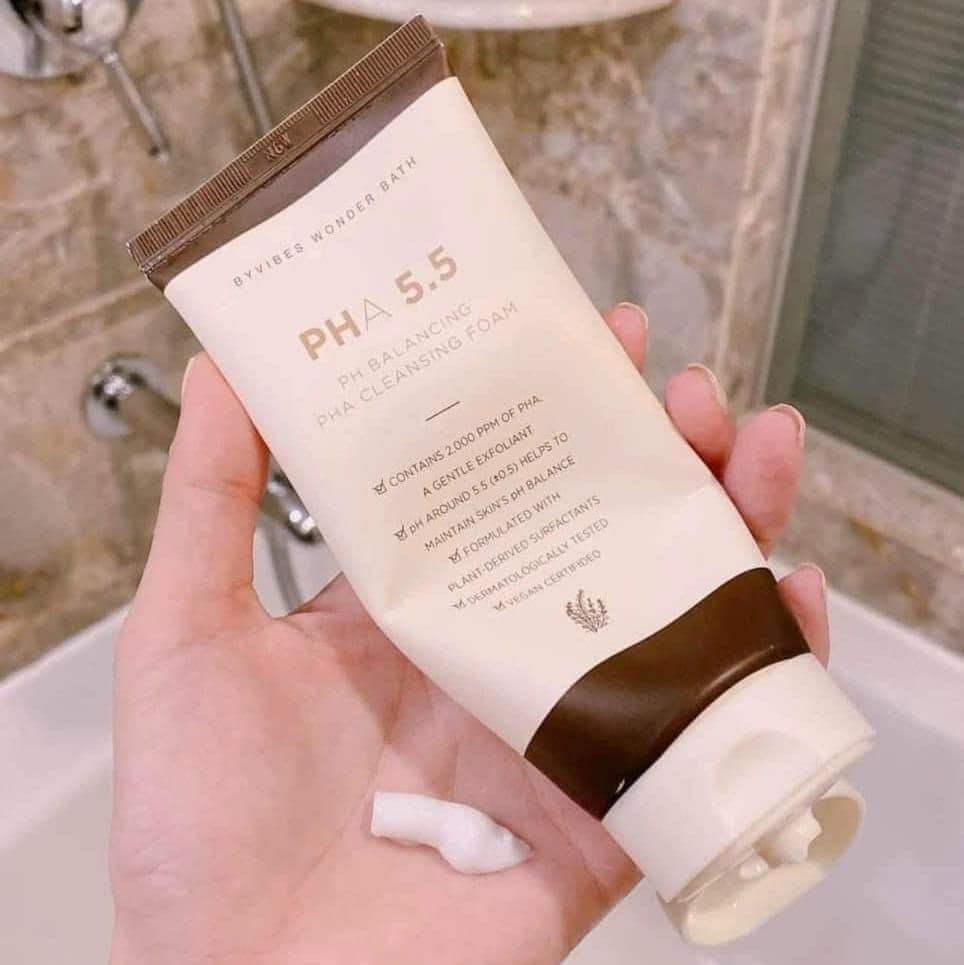 [HCM] Sữa Rửa Mặt Byvibes Wonder Bath PHA 5.5 PH Balancing Cleansing Foam