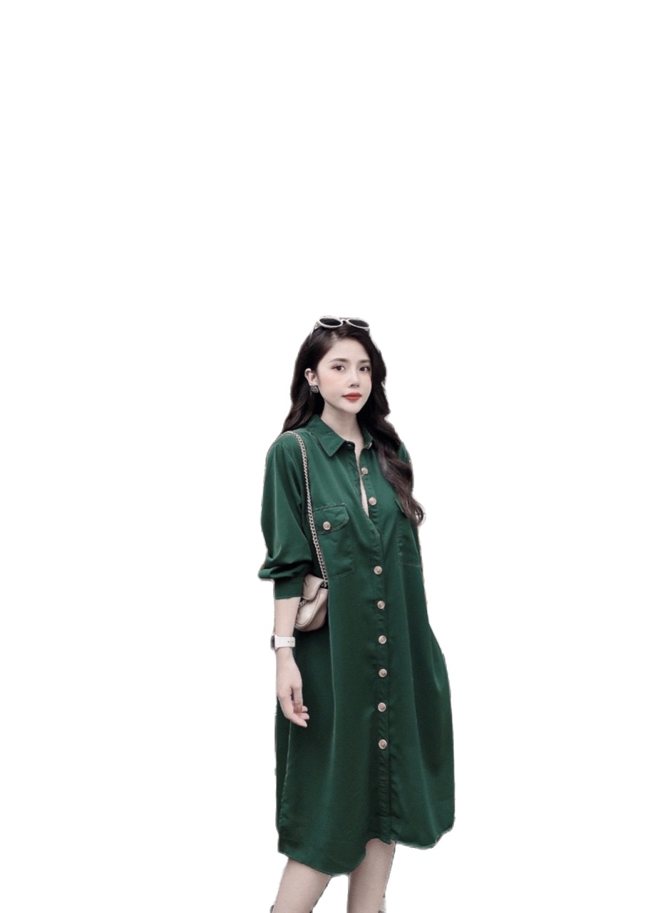Đầm Hoa Nhí Dáng Tầng Babydoll - Váy Hoa Nhí Vintage Dáng Xòe Rộng Vải Tơ Mềm Mát Freesize, Mặc Bầu Thoải Mái Xinh