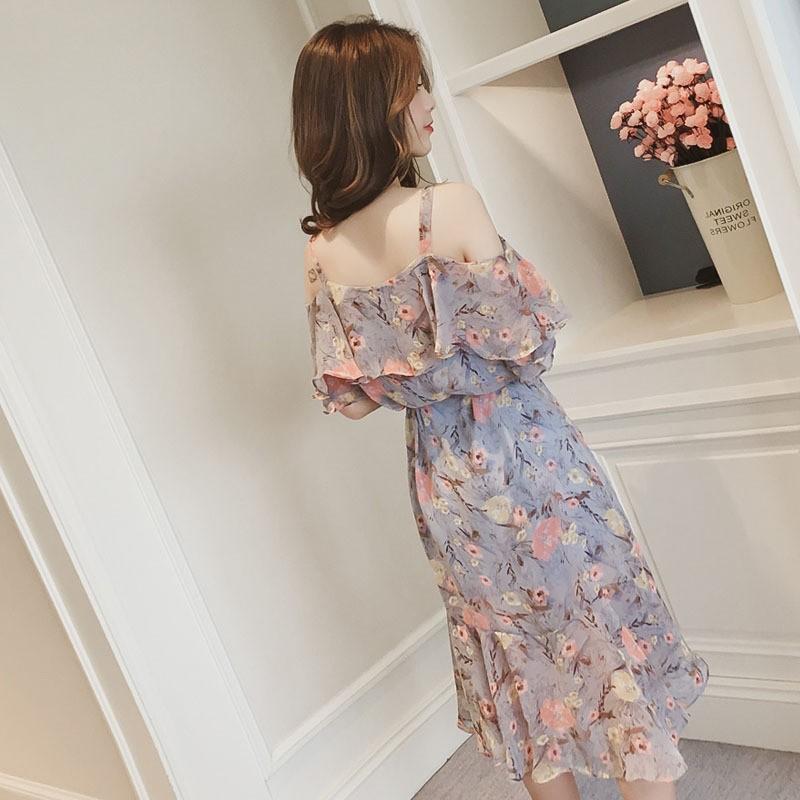[HCM]Đầm maxi họa tiết xinh xắn