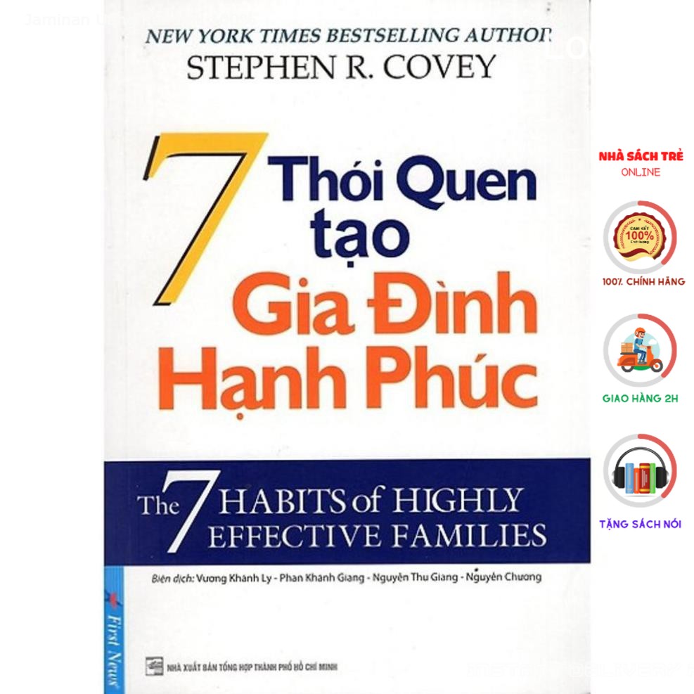 Sách first news - 7 thói quen tạo gia đình hạnh phúc