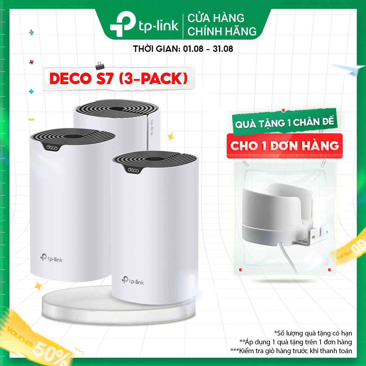Tp-Link Deco S7 Mesh Wifi Router Standard Ac1900