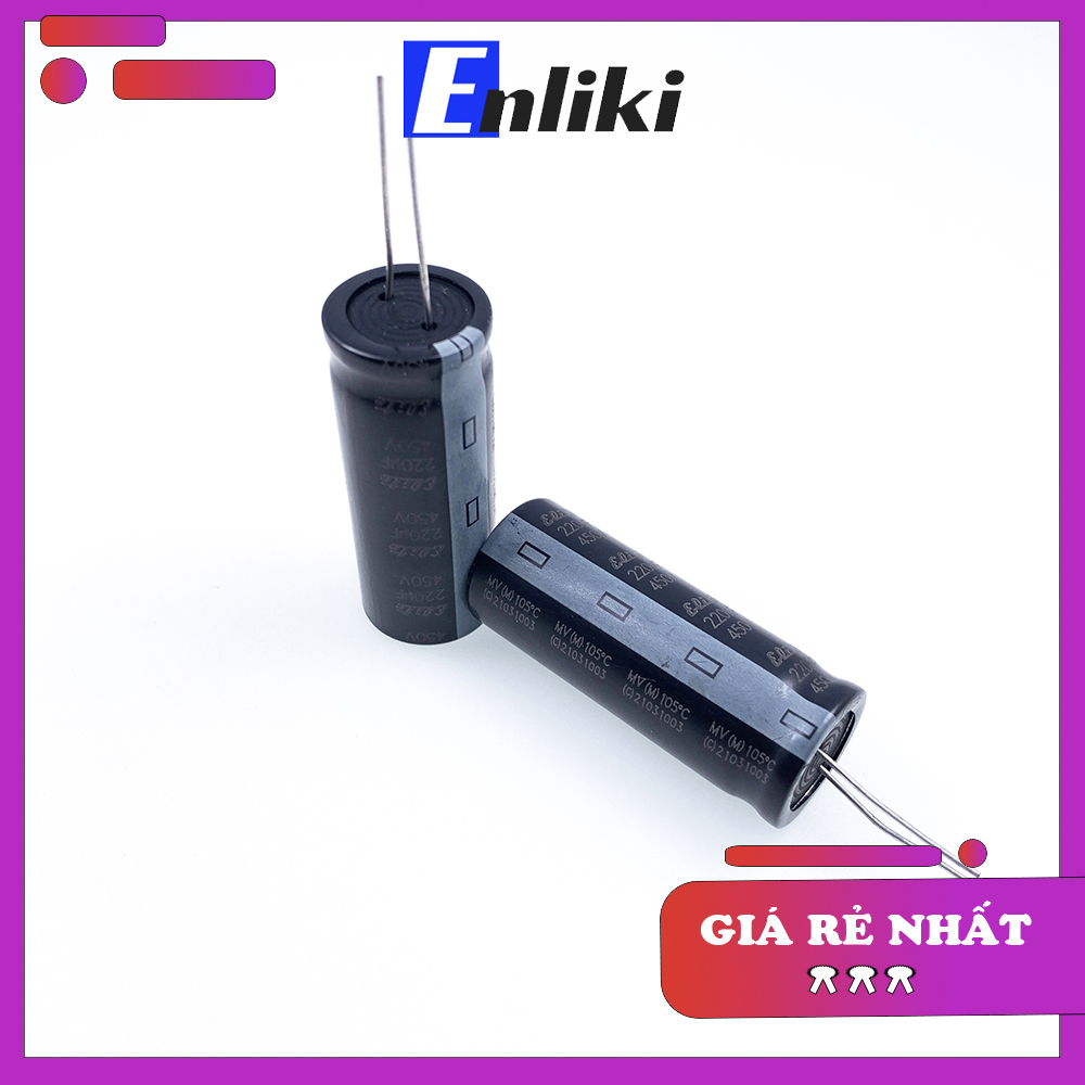 Tụ Hóa 220uF 450V  ELITE  20x50mm